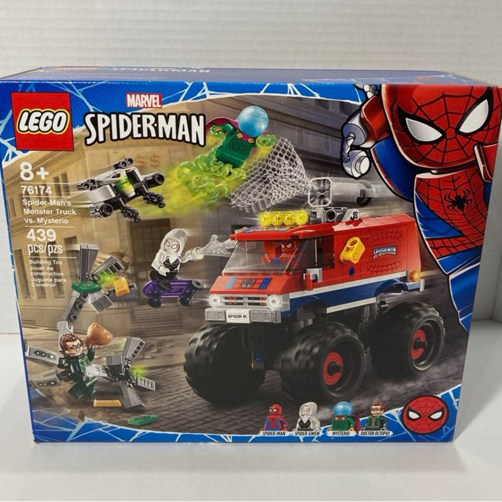 LEGO Set 76174 Marvel Spider-Man’s Monster Truck vs. Mysterio NWT